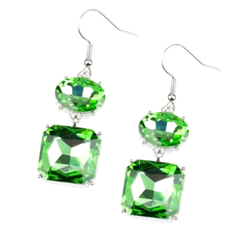 3PCS Green Set: Necklace, Bracelet & Earrings *New* - Picture 15 of 17